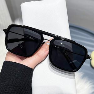 Lunettes de soleil unisexes YC2108, monture noire en métal TR, verres TAC, protection UV400, type 3, pour la conduite, la randonnée en plein air - Product Image 5