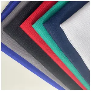 Tissu Gabardine uniforme scolastica tessuto poliestere Gabardine Mini tessuto opaco fabbrica 100% poliestere tessuto per abbigliamento da lavoro