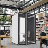 Cabines de confidentialité mobiles UNIBOOTH au design moderne, durables, multifonctionnelles, insonorisées, personnalisables pour le bureau, le bureau à domicile, le salon, le centre commercial