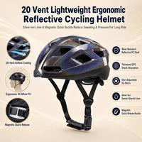 Casque léger demi-coque en gros avec 20 trous de ventilation pour adulte, idéal pour le cyclisme sur route et le VTT