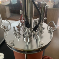 Réacteur bioreacteur lactique Ruiyuan 1-20L, contrôlé par PLC, en verre, avec capteurs de pH, de DO et de température