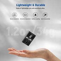Plaque de fixation rapide de type Arca NEEWER compatible avec les stabilisateurs de cardan RS2, RSC2, RS3 PRO, base de montage de caméra double anti-chute