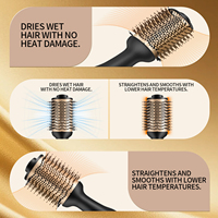 Brosse Sèche-Cheveux Volumatrice 2-en-1 Outils de Coiffage Chauds 1200W, Brosse à Air Chaud avec Revêtement Céramique