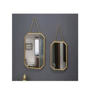 Espejo de Pared Moderno Personalizado con Marco de Metal y Vidrio de 4.0 mm de Grosor, Decoración de Pared para Hogar, Baño y Hotel - Product Image 3