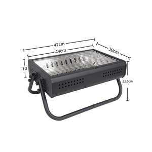 Barbecue au charbon de bois pliable moderne (en fer) à allumage automatique, écologique, pour l'extérieur et la maison, les fêtes et le camping - Product Image 5