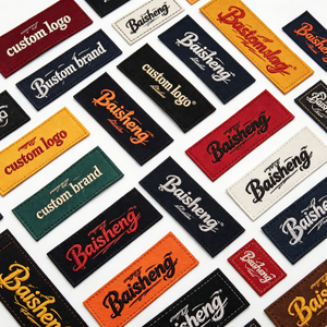 Etiquetas Tejidas Bordadas e Impresas con Logotipo Personalizado, Estilo Vintage y <span class=keywords><strong>Graffiti</strong></span>, para Ropa, Bolsas y Gorras, Venta al Por Mayor OEM - Product Image 3
