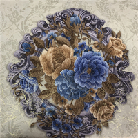 Tissu d'ameublement pour canapé en velours imprimé 100% polyester avec motif de fleurs bronzées