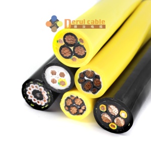 Câble électrique de grue à tour en cuivre pour grue aérienne câble d'épandeur de câble d'enrouleur rond gaine en PVC PUR pour grues portuaires <span class=keywords><strong>4x16</strong></span> - Product Image 2