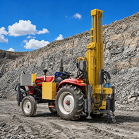 Foreuse rotative pneumatique Hengwang montée sur tracteur pour puits d'eau, machine de forage pour trous profonds et exploration