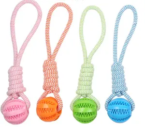 Best Selling Pet Products Chew Toy for Dogs Natural Rubber Dog Chew Toy Rope Toys for Dogs