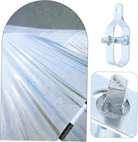 Tendeur de fil pour serre en treillis métallique, en acier galvanisé, pour clôture en câble, petit, durable, facile à assembler
