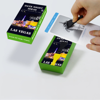 Impression personnalisée de cartes de jeu de société pour la famille, jeux de cartes pour couples, divertissement pour adultes, cartes à gratter en papier durable et écologique