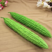 Fruits et légumes artificiels : Modèles de melon amer, aubergine, maïs, concombre artificiel pour présentation en restaurant intérieur