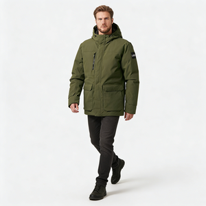 Chaqueta <span class=keywords><strong>Parka</strong></span> 3 en 1 con Forro <span class=keywords><strong>de</strong></span> Plumón y Algodón, Personalizada con Logotipo, con Capucha, <span class=keywords><strong>de</strong></span> Alta Calidad para <span class=keywords><strong>Hombre</strong></span>, con Bolsillos Grandes, Núcleo Interior Desmontable, Resistente al Viento - Product Image 6
