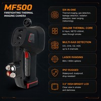 Caméra thermique de détection de gaz MF500 384x288 IR CO O2 CH4 H2S 1-4 canaux Laser de lutte contre les incendies 30-800m IP67 5kg Portable Sauvetage 8