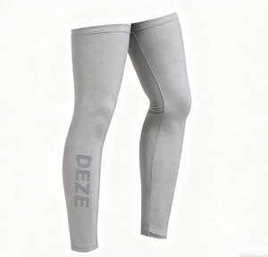 ปลอกขาปั่นจักรยานแบบยืดได้พรีเมียมพร้อมโลโก้สั่งทำพิเศษ ระบายความชื้น ป้องกันรังสียูวี สำหรับปั่นจักรยานบนถนน กีฬากลางแจ้ง ฤดูร้อน ขายส่ง - Product Image 3