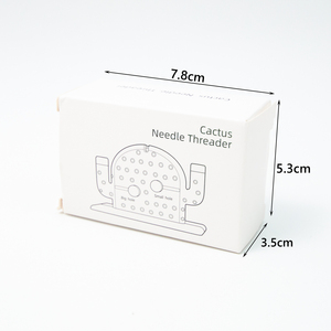 Enfile-aiguille automatique en plastique pour bureau, enfile-aiguille à double trou, outil d'insertion pour travaux d'aiguille, quilting, artisanat, couture DIY - Product Image 5