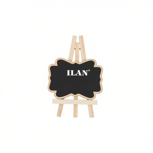Lavagna in Legno ILAN 8,5x12 cm con Supporto per Decorazioni per Feste - Product Image 2