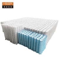 Échantillons gratuits 2.0mm fil d'acier tissu non tissé unité de ressort de poche individuelle pour les meubles lit noyau rouleau bobine faisant de la mousse