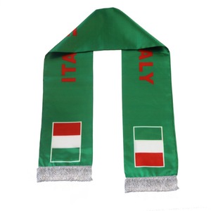 Bufanda de Fútbol con la Bandera de Italia de Doble Cara, Tejida, con Logotipo Personalizado, Directo de Fábrica, Recuerdo para Aficionados del Evento de Fútbol 2026 - Product Image 3