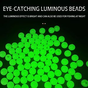 Offre Spéciale 1000 pièces/sac Perles de pêche flottantes lumineuses en plastique, billes rondes pour montage de montages <span class=keywords><strong>lumineux</strong></span>, matériel de pêche - Product Image 3