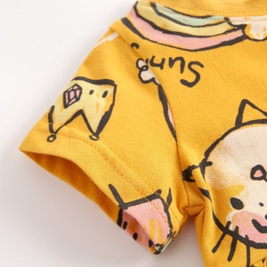 Vestiti all'ingrosso della principessa della festa della principessa della stampa floreale del neonato di estate del <span class=keywords><strong>vestito</strong></span> a manica corta della <span class=keywords><strong>bambina</strong></span> - Product Image 4