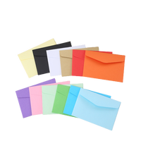 Enveloppe en papier arc-en-ciel personnalisée, enveloppe en papier uni coloré, enveloppe en papier pour facture de bureau, vente en gros