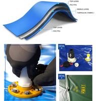 Réservoir flexible de vessies de stockage d'eau pliables en PVC Potable gonflable pliable