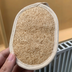Oval Natural Loofah Bath Sponge with Exfoliating Texture for Body Care Made From Vietnam - Product Image 6
