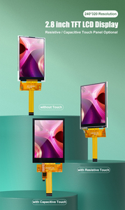 18pin 2.8 inch QVGA LCD <span class=keywords><strong>LCM</strong></span> Mô-đun cảm ứng điện dung bảng điều chỉnh 2.8 inch 240*320 SPI TFT LCD màn hình hiển thị ili9341, ft6336u - Product Image 3