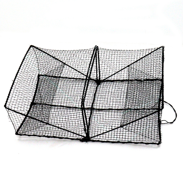 Square PE Mesh Plastic Net Aquaculture Trap Cage for Crabs with 1.5mm Diameter