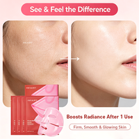 Masque Visage Personnalisé EGF Collagène Niacinamide à Changement de Couleur, Raffermissant, Réduit les Rides, Blanchissant, Logo Personnalisé OEM ODM