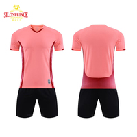 Maillots de football professionnels personnalisés Haisay haute résistance, uniformes de football bleus et blancs, kits de football