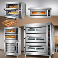 Four Commercial Mini Pizza à Pont Unique, Gaz et Électrique, 1 ou 2, 3 Plateaux, Bas Prix, Vente en Gros, Personnalisé, Fabricant de Shenzhen