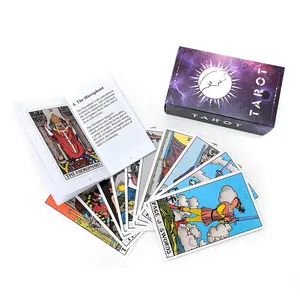 Different Types Of Large Holographic Cheap The Rider Printed Decks Wholesale Printing Boxes Cards Tarot