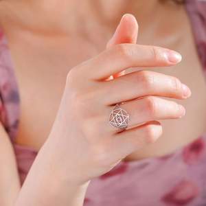 Anillo de Mujer <span class=keywords><strong>con</strong></span> <span class=keywords><strong>Ojo</strong></span> Turco Myshape, Símbolo del <span class=keywords><strong>Ojo</strong></span> que Todo lo Ve, Amuleto de Protección, Anillo de Boda de Acero Inoxidable, Venta al por Mayor - Product Image 4