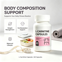Cápsulas de Extracto Herbal de Marca Privada para Bajar de Peso, Píldoras de L-carnitina Herbal