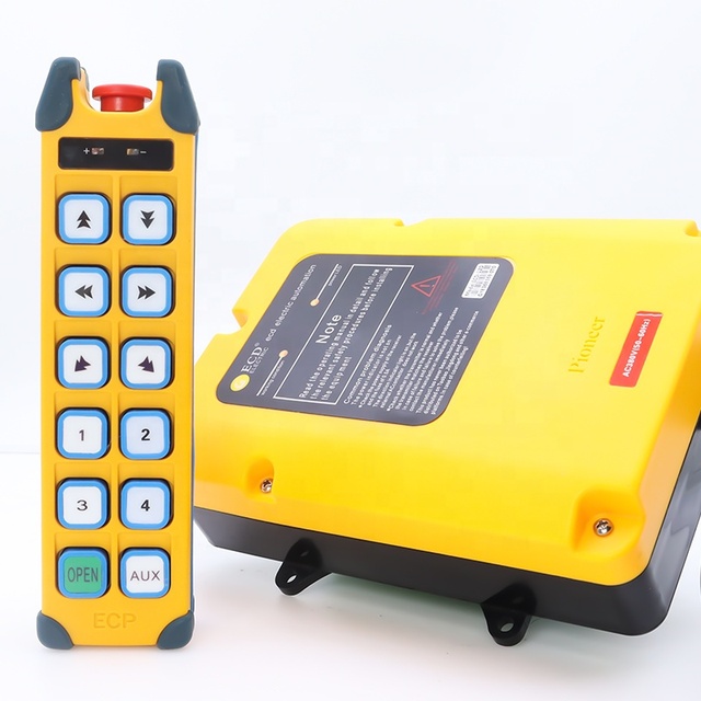 New Product Waterproof Industrial Wireless Remote Control for Hoist Overhead Crane Rolling Code Radio Remote Control Industry