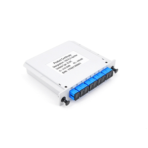Giao hàng nhanh sợi quang Cassette thẻ chèn Modular với SC/UPC kết nối 1x8 PLC Splitter Cassette loại chèn loại - Product Image 3