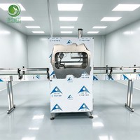 Ligne de production de remplissage d'eau en baril à vitesse réglable, nécessitant moins d'intervention humaine, pour atteindre un objectif de production de masse