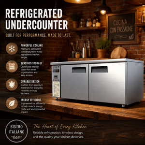 Refrigerador Comercial Ventilado con Ventilador <span class=keywords><strong>de</strong></span> Enfriamiento <span class=keywords><strong>de</strong></span> 2 Puertas, Mesa <span class=keywords><strong>de</strong></span> Preparación <span class=keywords><strong>de</strong></span> Acero Inoxidable <span class=keywords><strong>para</strong></span> Servicio <span class=keywords><strong>de</strong></span> Catering en Subway - Product Image 1