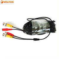 Venta al por mayor 20m Cctv Coaxial Bnc + DC Cable de alimentación Otros accesorios de cámara para cámaras analógicas