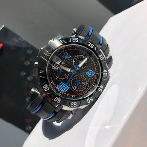 <span class=keywords><strong>Reloj</strong></span> de Cuarzo de Acero Inoxidable de Lujo para <span class=keywords><strong>Hombre</strong></span>, Serie Racing, de Alta Calidad, con Tres Agujas para Medir Tiempo y Velocidad, Estilo <span class=keywords><strong>Tissot</strong></span> - Product Image 3