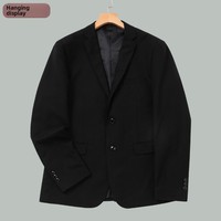 Nouvelle veste de costume authentique pour homme, style coréen, en polyester, à simple boutonnage, pour étudiants, tenue de travail, ou tenue de garçons d'honneur
