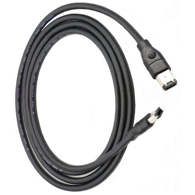 IEEE 1394 Firewire 400 to 400 Firewire Cable 6-to-6 Data Cable for Consumer Electronics