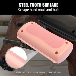 Venta al por mayor de fábrica, logotipo personalizado, caballo, sudor, raspador, peine, caballo, perro, Pert, cepillo de aseo - Product Image 2