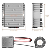 Adaptateur de câble de convertisseur d'alimentation CC à montage facile pour Kit de routeur d'antenne Starlink 57V à partir d'un connecteur intégré à source 12V