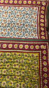 Couverture Kantha ethnique vintage de qualité supérieure, design luxueux, faite à la main, en coton, patchwork, pour hôtel - Product Image 5