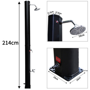 Pas de connexion électrique robinet de piscine chauffé <span class=keywords><strong>solaire</strong></span> support de piscine chaud froid rinçage Spray jardin extérieur <span class=keywords><strong>douche</strong></span> <span class=keywords><strong>solaire</strong></span> 20L 35L avec lavage des pieds - Product Image 5