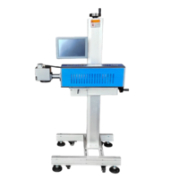 Machine de marquage laser CO2 Galvo 20W/30W, vitesse de 9000 mm/s, pour l'impression d'emballages, le plastique, le cuir, l'acrylique, CE FCC DXF/AI/DWG
